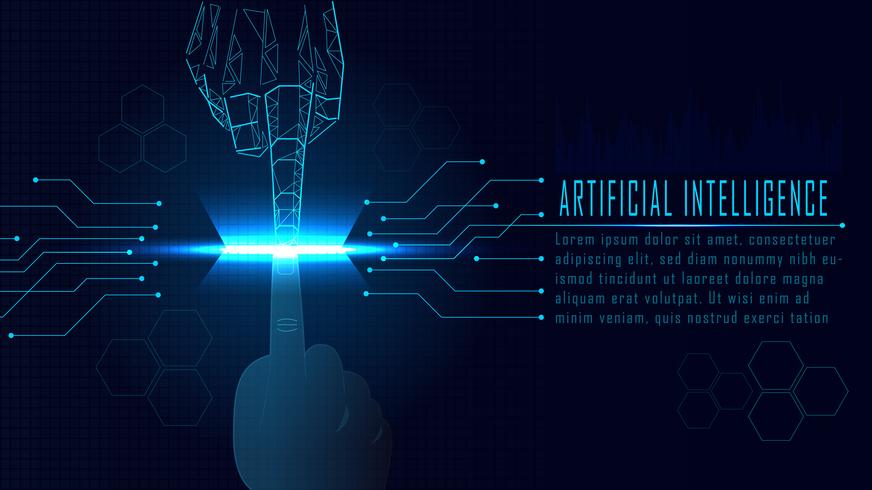 AI-Konzept vektor