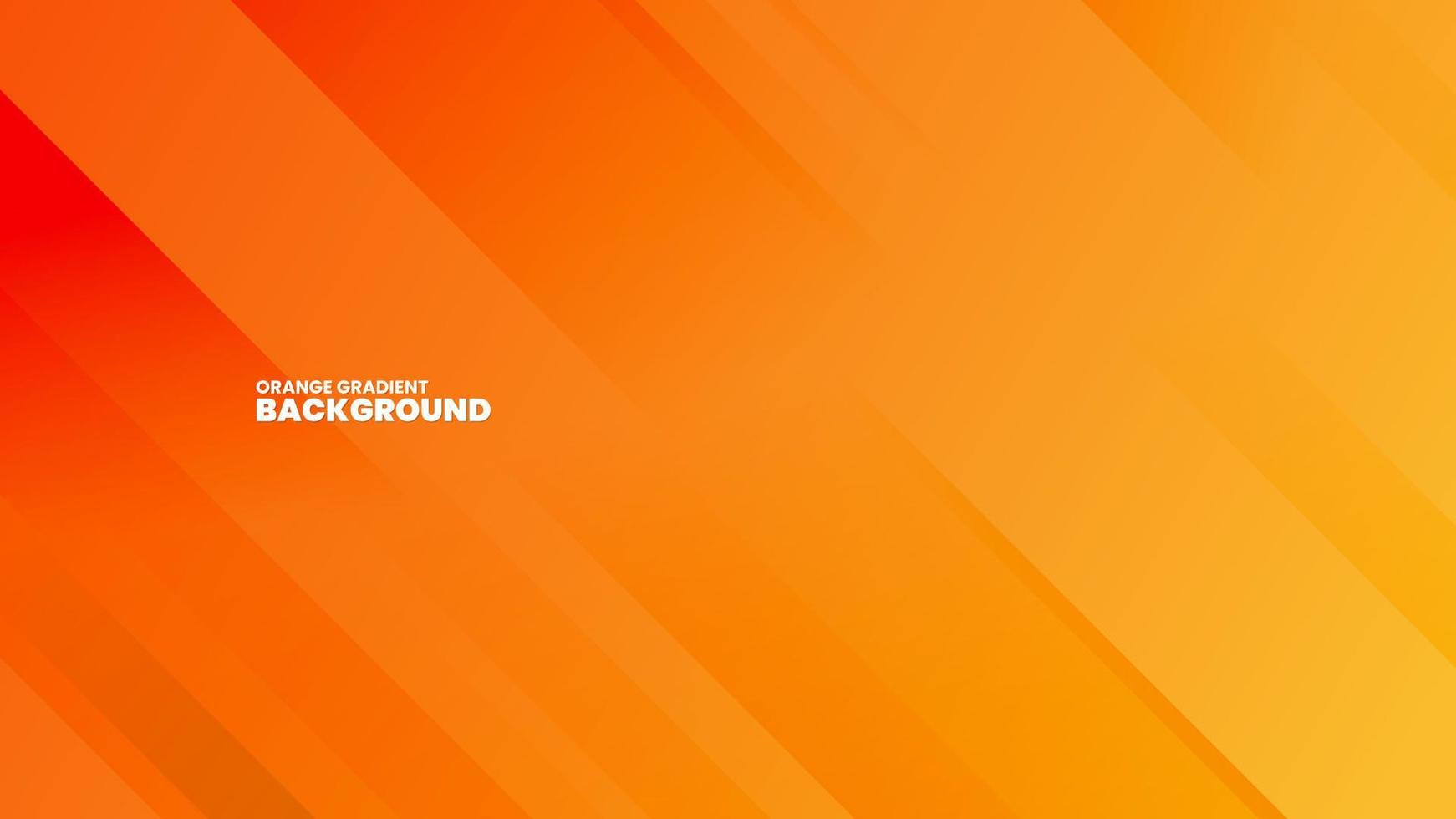 abstrakt orange gradient bakgrund med linjer vektor