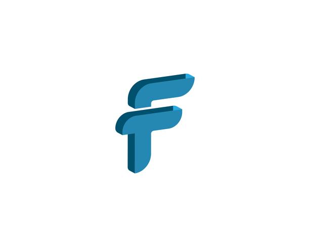 F logotyp affärssymboler vektor mall brev