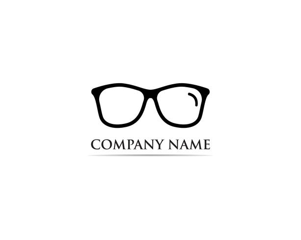 Brille Logo Design Vektor