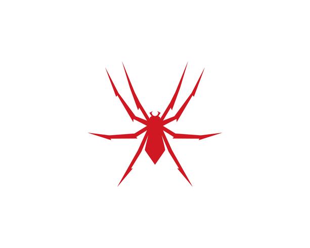 Spindel logo vektor illustrationer