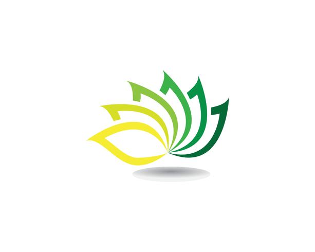 Skönhet Vektor Lotus blommor design logo Mall ikoner