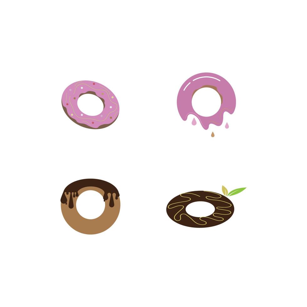 Donuts Illustration Logo Vektor