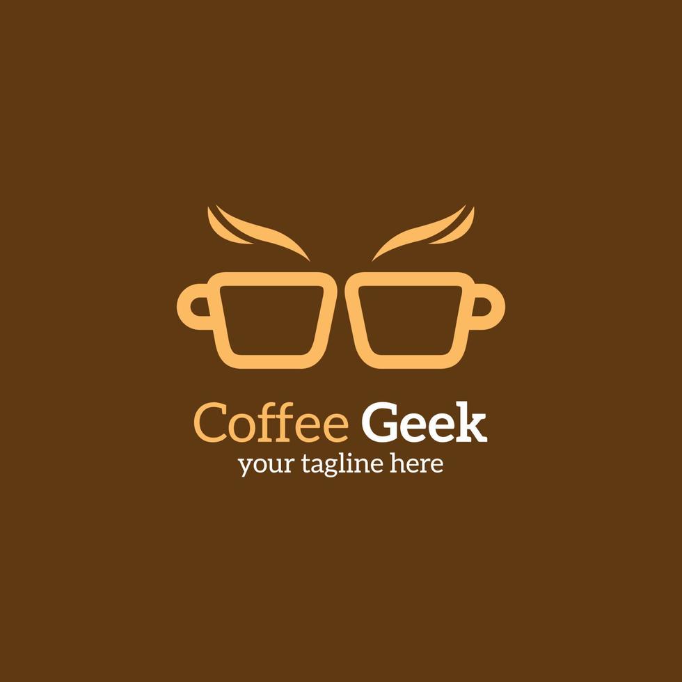 Café-Logo-Vektor-Design-Illustration vektor