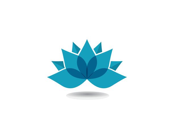 Schönheits-Vektor-Lotus-Blumen entwerfen Logo Schablonenikonen vektor