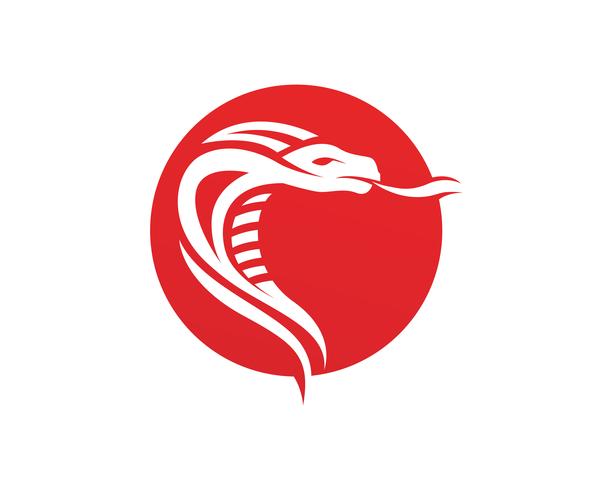 Viper Snake Logo Gestaltungselement. Gefahr Schlange Symbol. Viper-Symbol vektor