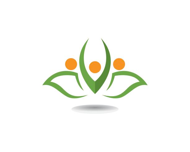 Skönhet Vektor Lotus blommor design logo Mall ikoner