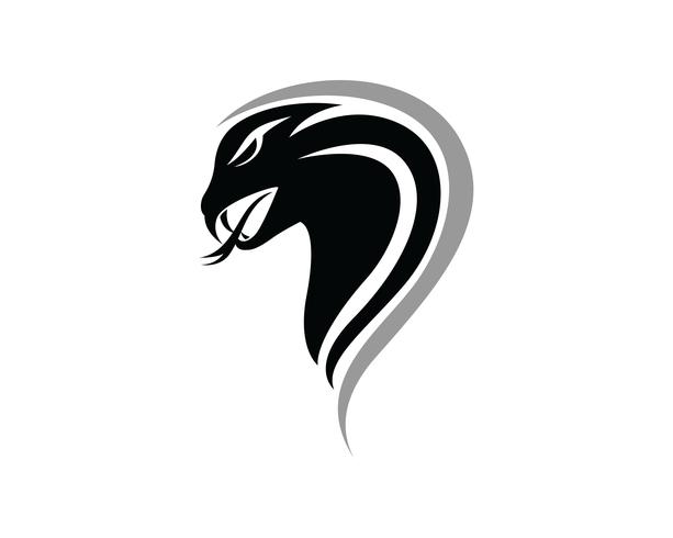 Viper Snake Logo Gestaltungselement. Gefahr Schlange Symbol. Viper-Symbol vektor