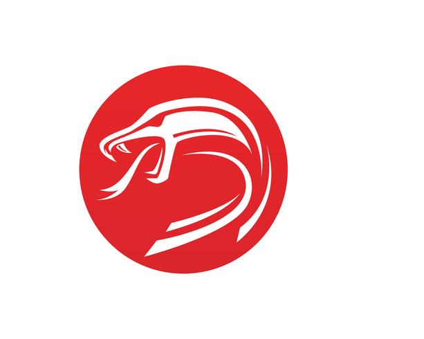 Viper Snake logo designelement. fara orm ikon. viper symbol vektor