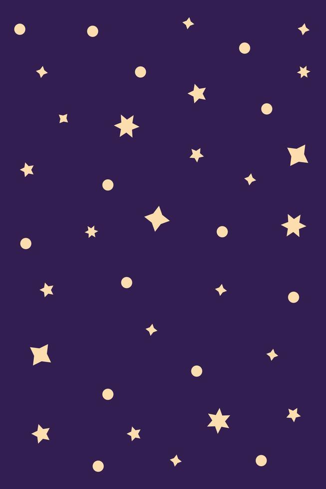 affisch av rymden med stjärnor i platt stil. mystik, halloween set, spiritualism, magic.vector illustration vektor