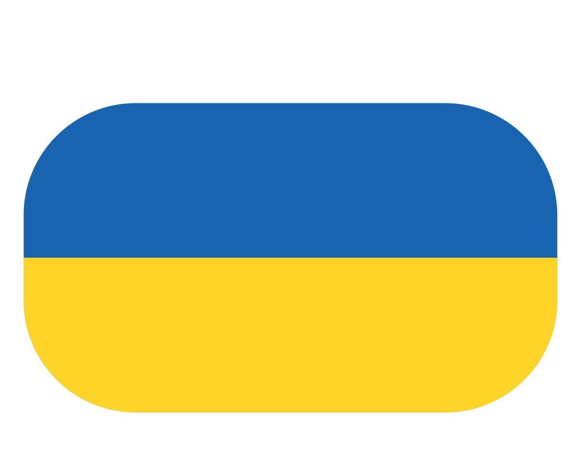 ukraine emblem flagge national europa symbol symbol vektor illustration