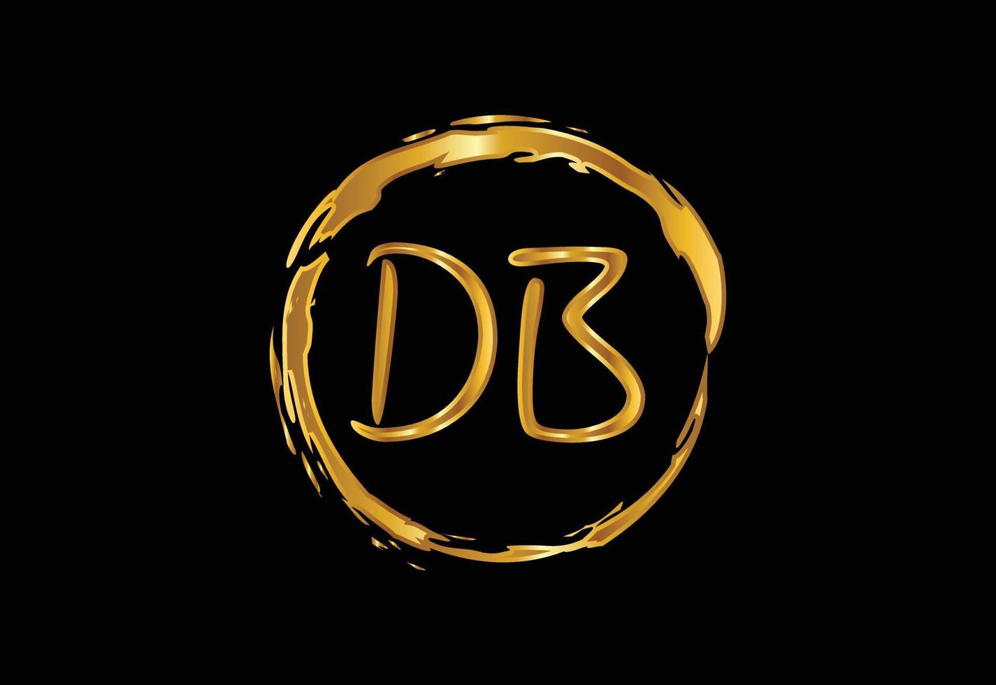 Anfangsbuchstabe db Logo Design Vektor. grafisches alphabetsymbol für unternehmensidentität vektor