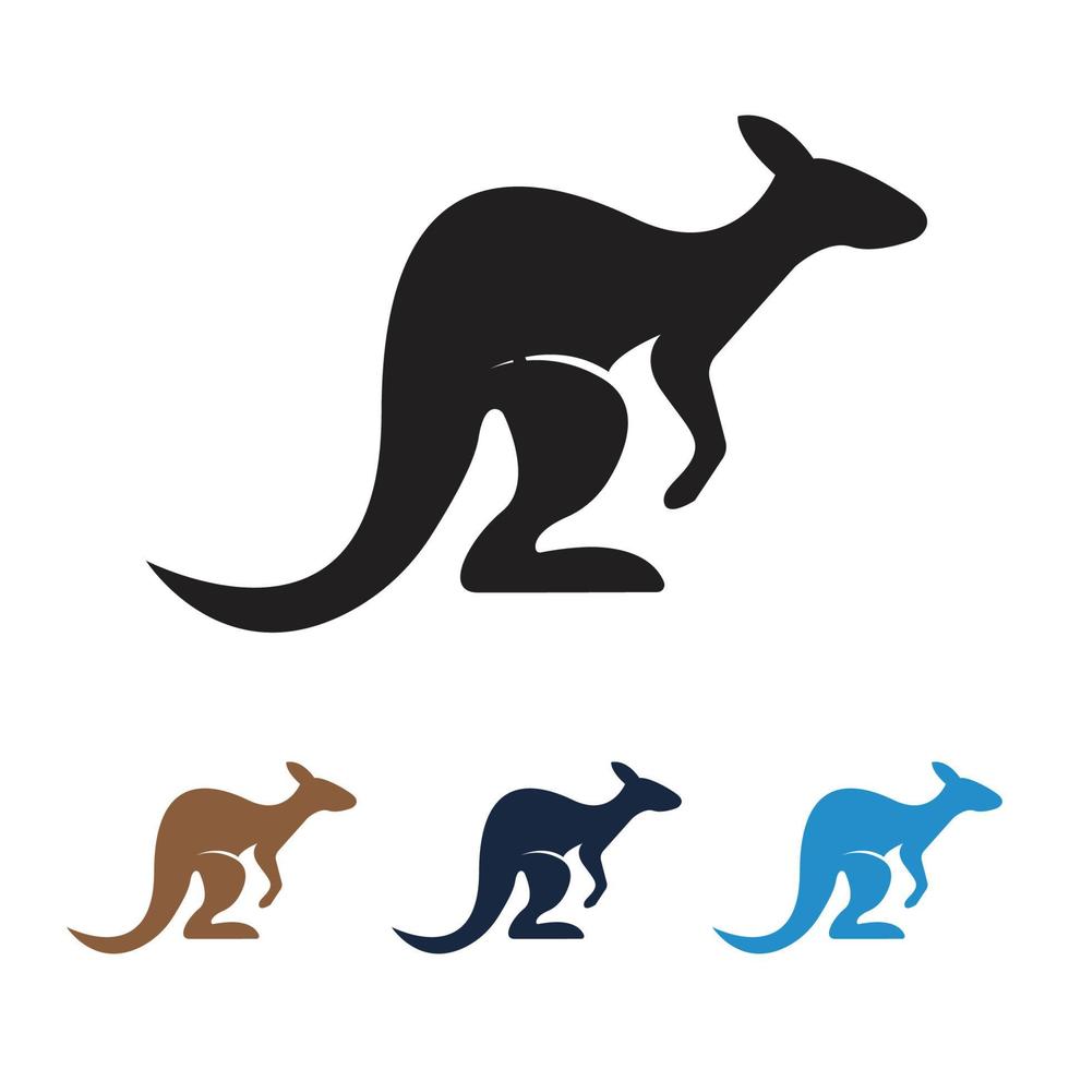 känguru vektor logotyp
