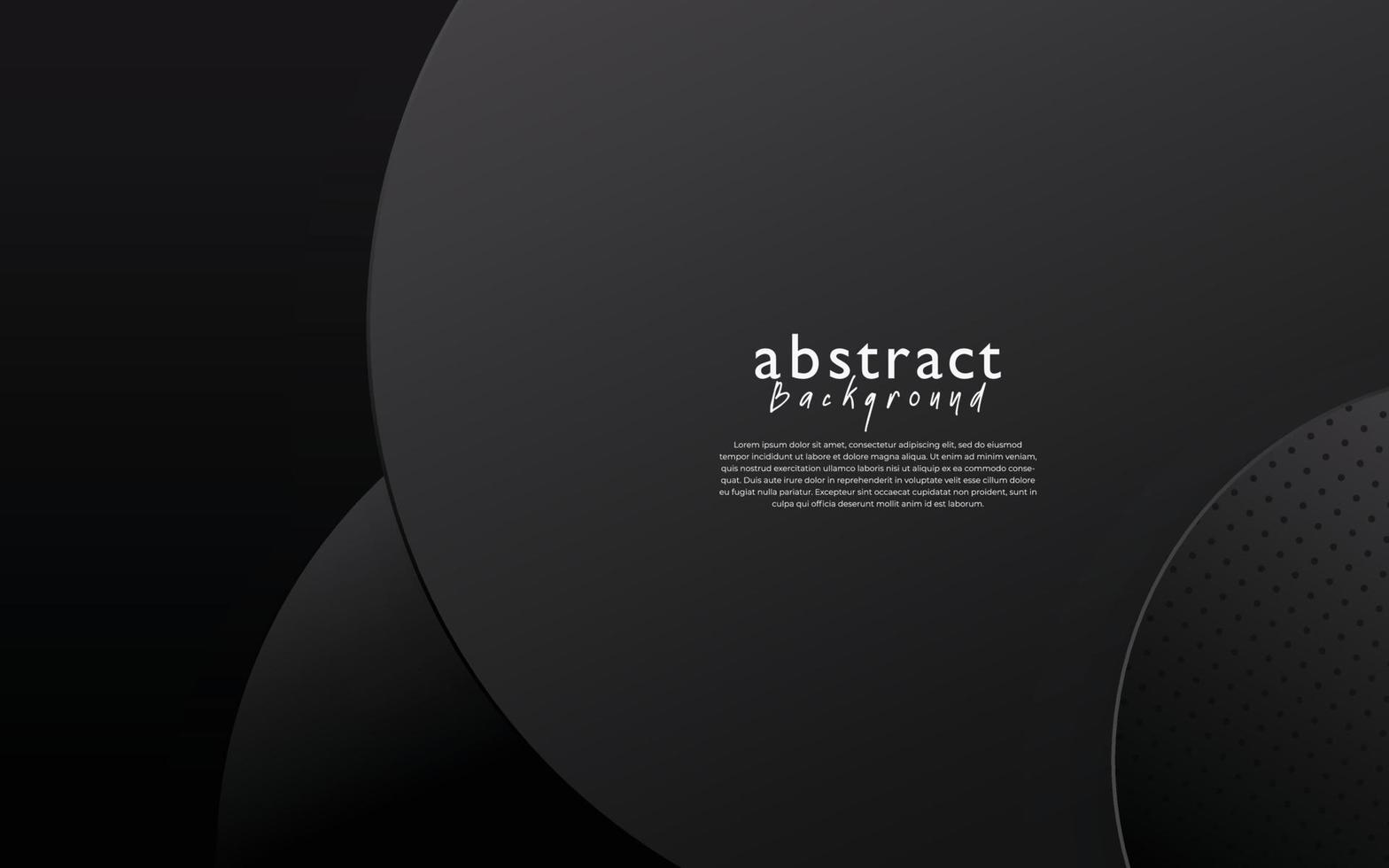 svart modern abstrakt bakgrundsdesign vektor