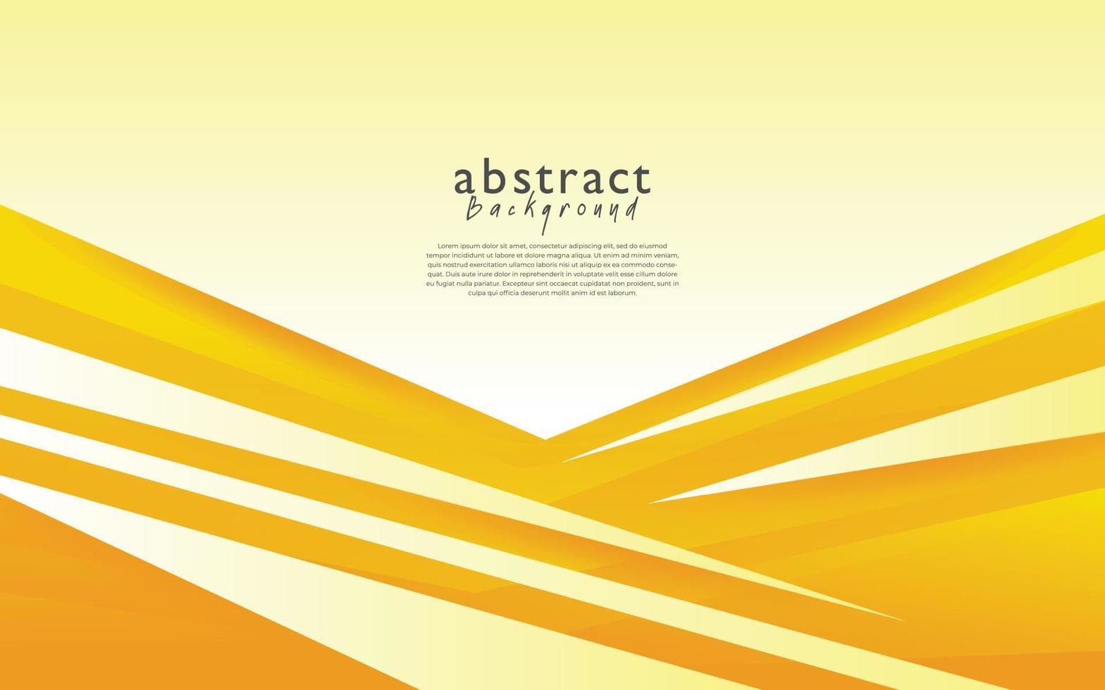 gul modern abstrakt bakgrundsdesign vektor