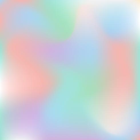 Vektor holografiska abstrakta bakgrund pastellfärger