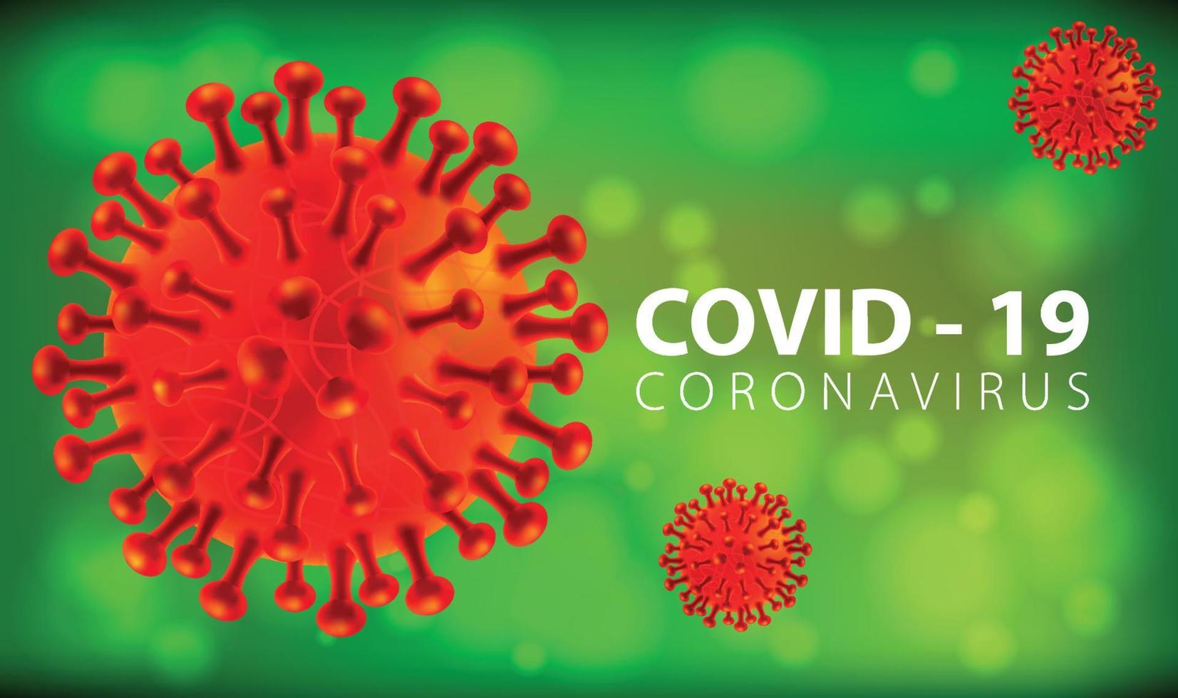 coronavirus sjukdom covid-19 infektion medicinsk isolerad. kina patogen respiratorisk influensa covid-virusceller. nytt officiellt namn för coronavirussjukdom med namnet covid-19, vektorillustration vektor