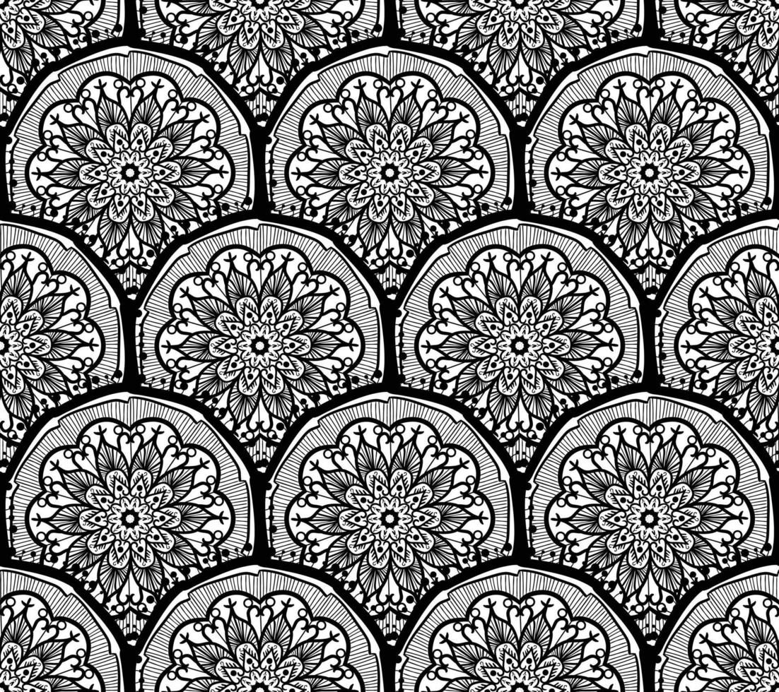 Ornament nahtlose Hintergrundmuster. abstrakter hintergrund für textildesign, tapeten, oberflächenstrukturen. vektor