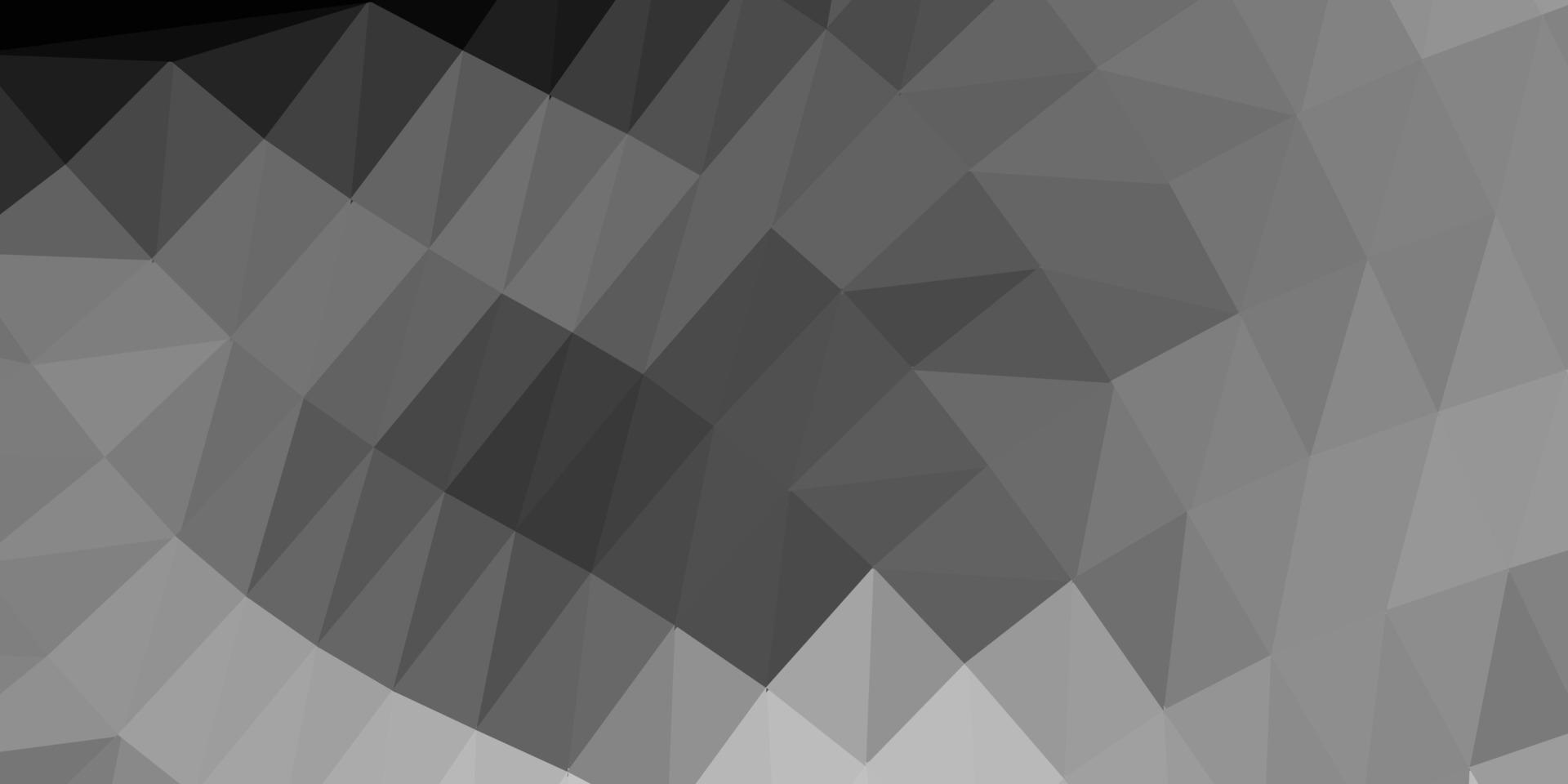 hellgrauer Vektor abstrakter Dreieckhintergrund.