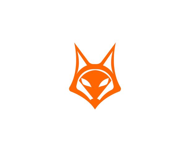 Fox logo vektor mall illustratör