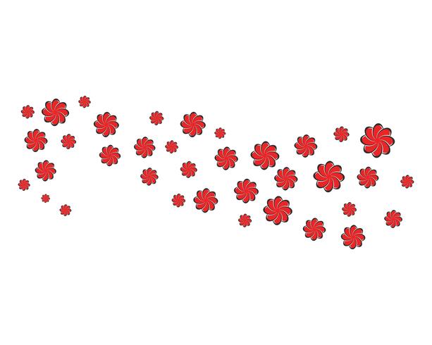 Schönheitsplumeriaikonenblumen-Designillustration vektor