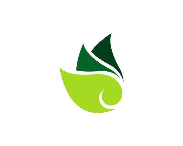 grön blad ekologi naturelement vektor