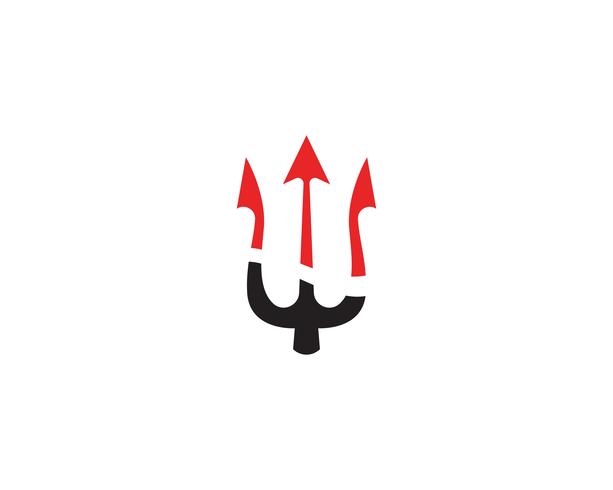 Magic Tridenth Trisula-Logo vektor
