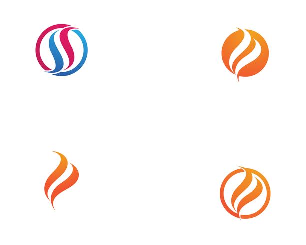 Feuer Logo Vektor Vorlage