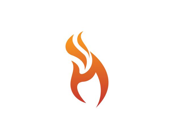 Feuer Vektor Icon-Logo