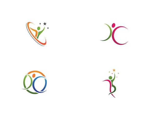 Führung Menschen Logo Vektoren