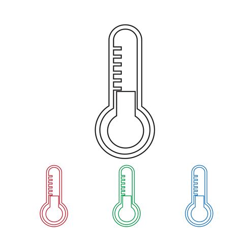 Termometer ikon symbol tecken vektor