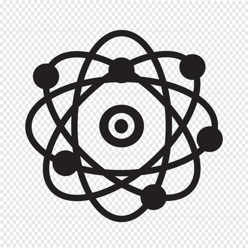 atom symbol symbol tecken vektor