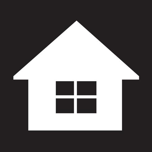 House icon symbol tecken vektor