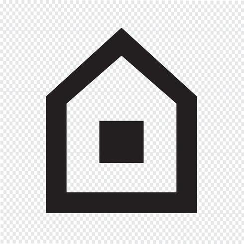 House icon symbol tecken vektor