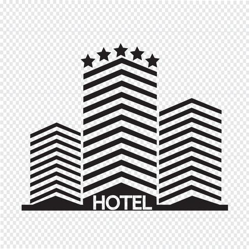 Hotel Icon Symbol Zeichen vektor