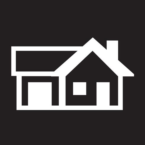 House icon symbol tecken vektor