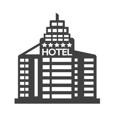 Hotel Icon symbol tecken vektor