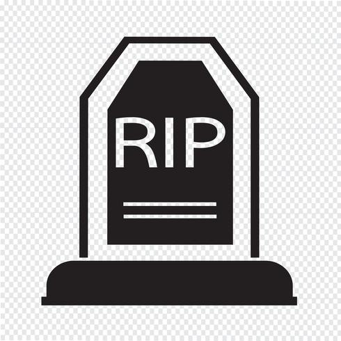 Grave Icon symbol tecken vektor