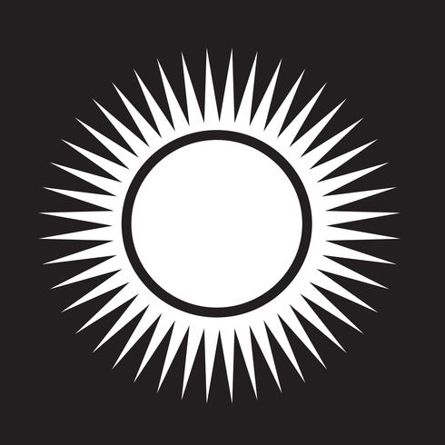 Sun Icon Symbol Zeichen vektor