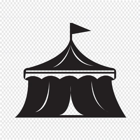 cirkus ikon symbol tecken vektor