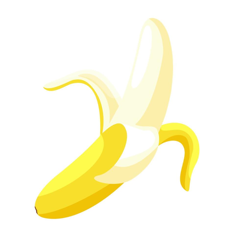 Cartoon-Banane. Bananen-Symbol. vektor