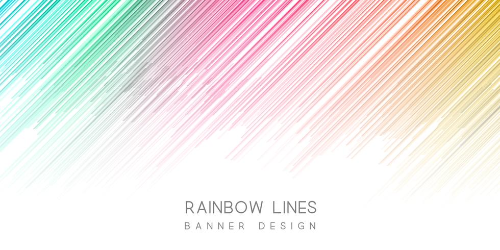 Färgglatt banderolldesign vektor