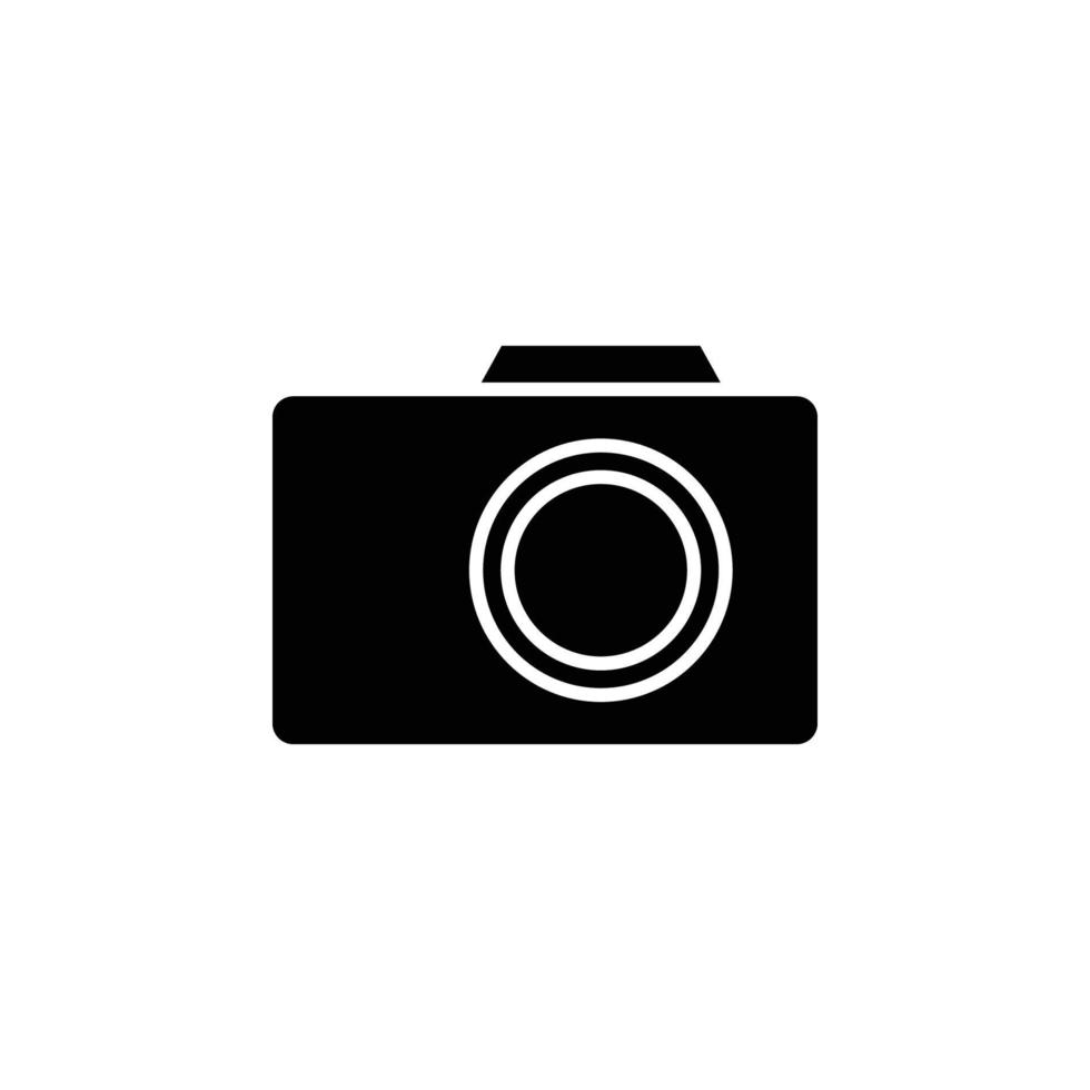 kamera ikon vektor - tecken eller symbol