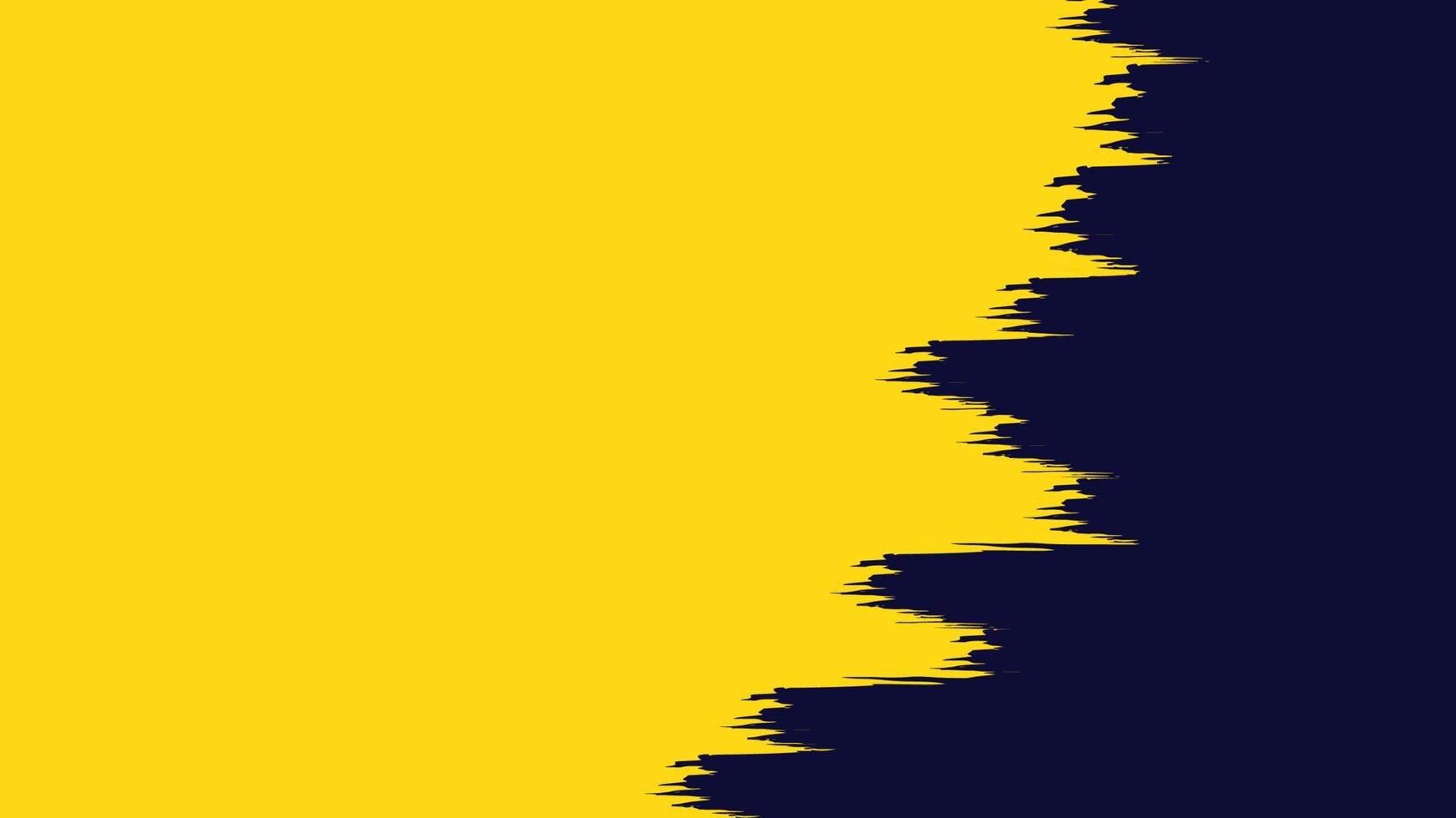 svart och gul grunge modern tumnagel bakgrund vektor