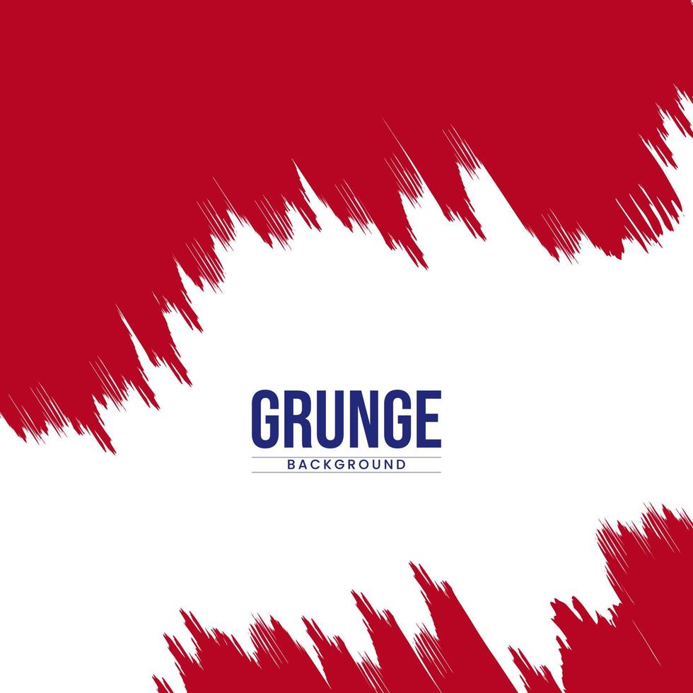 roter und blauer moderner Grunge-Thumbnail-Hintergrund vektor