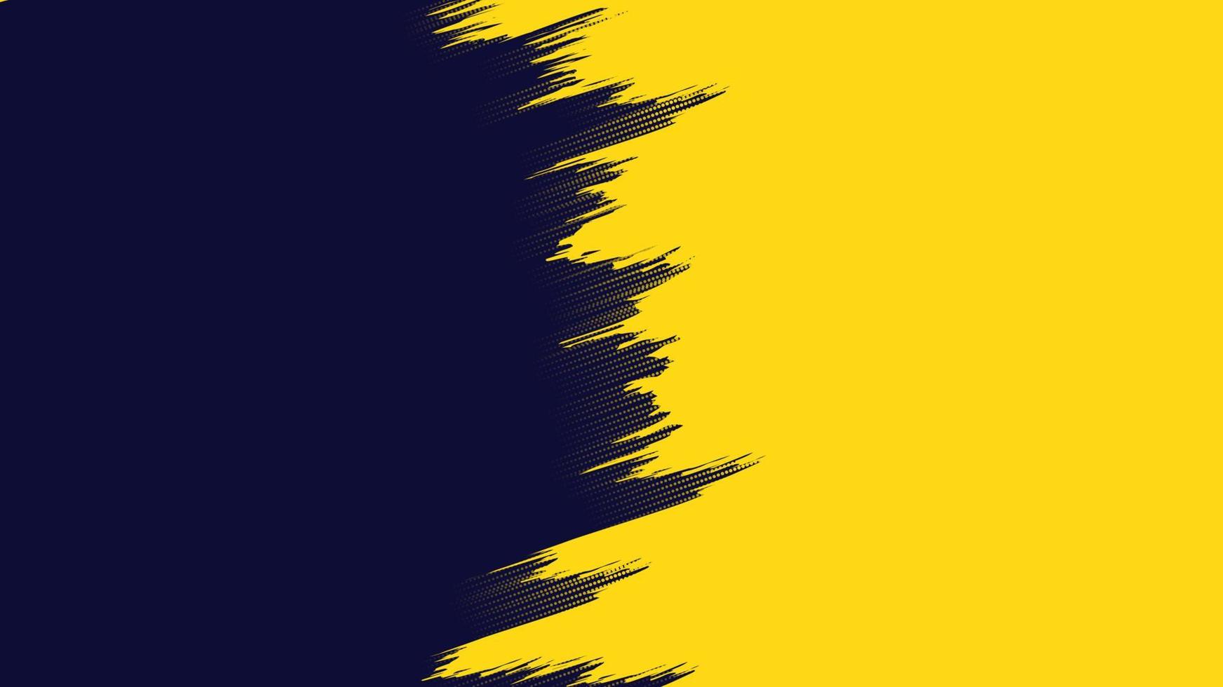 svart och gul grunge modern tumnagel bakgrund vektor