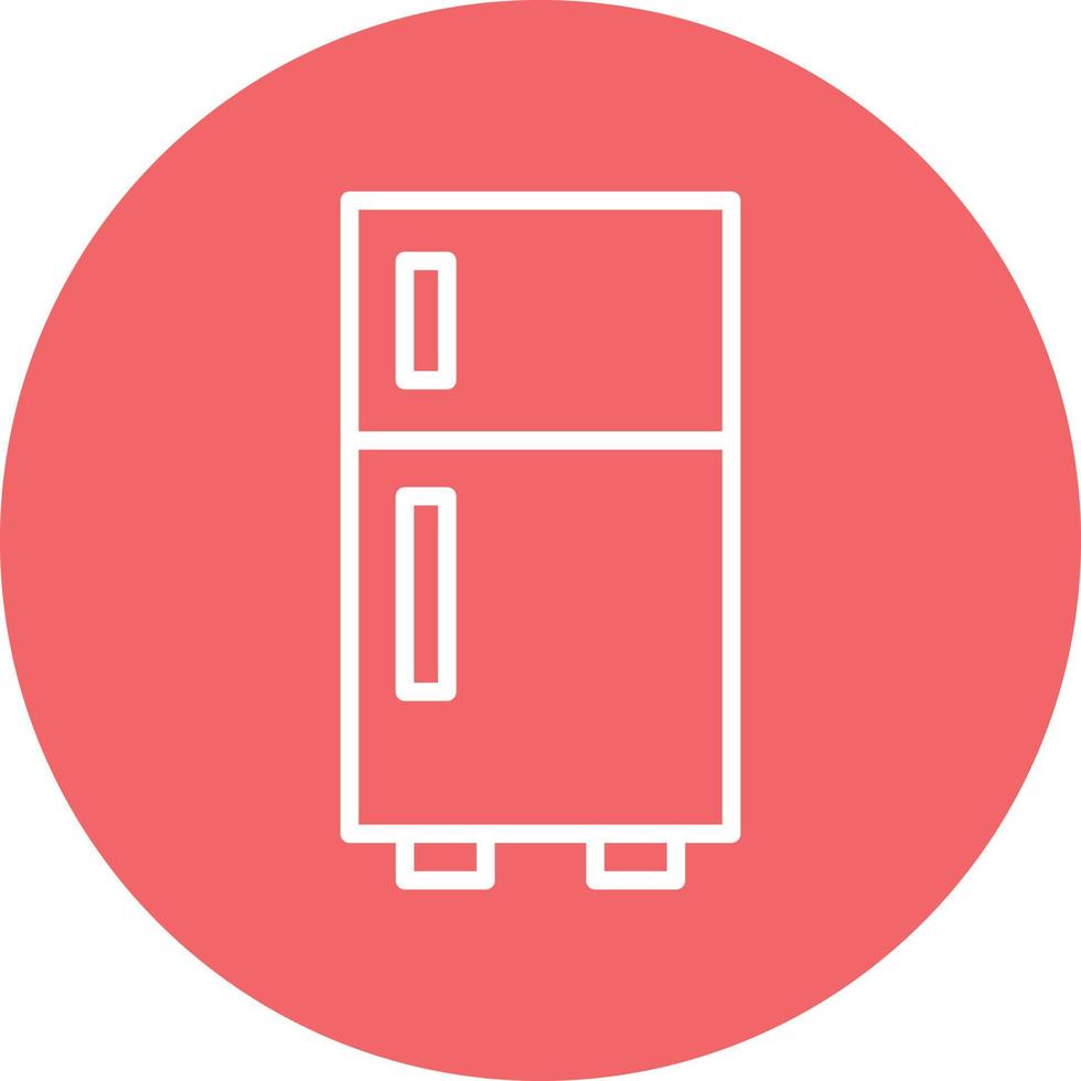 kylskåp ikon stil vektor