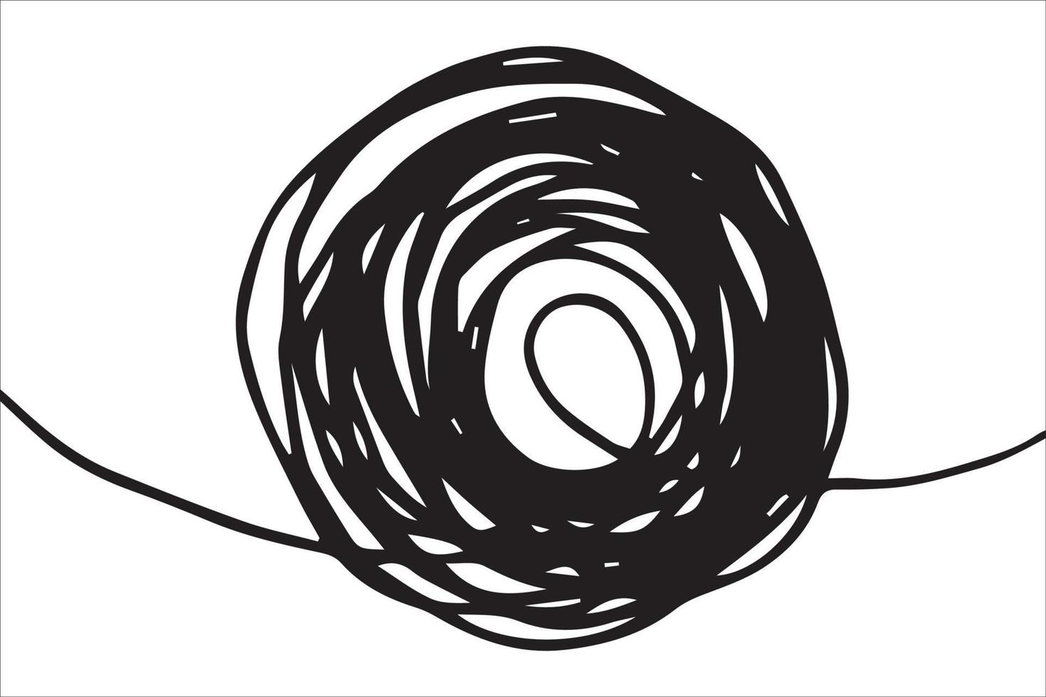 doodle skissartad penna och klottrar isolerad på vit bakgrund .vector illustration vektor