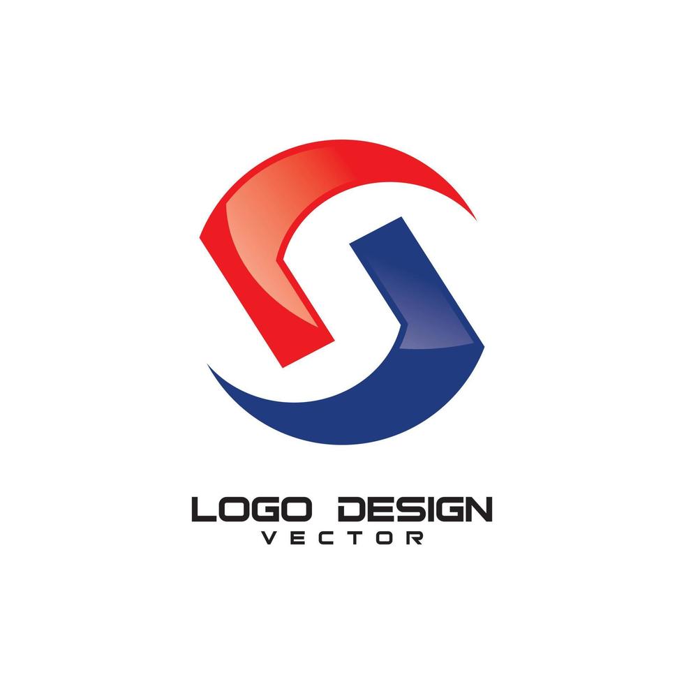 s-Symbol-Logo-Vorlage vektor