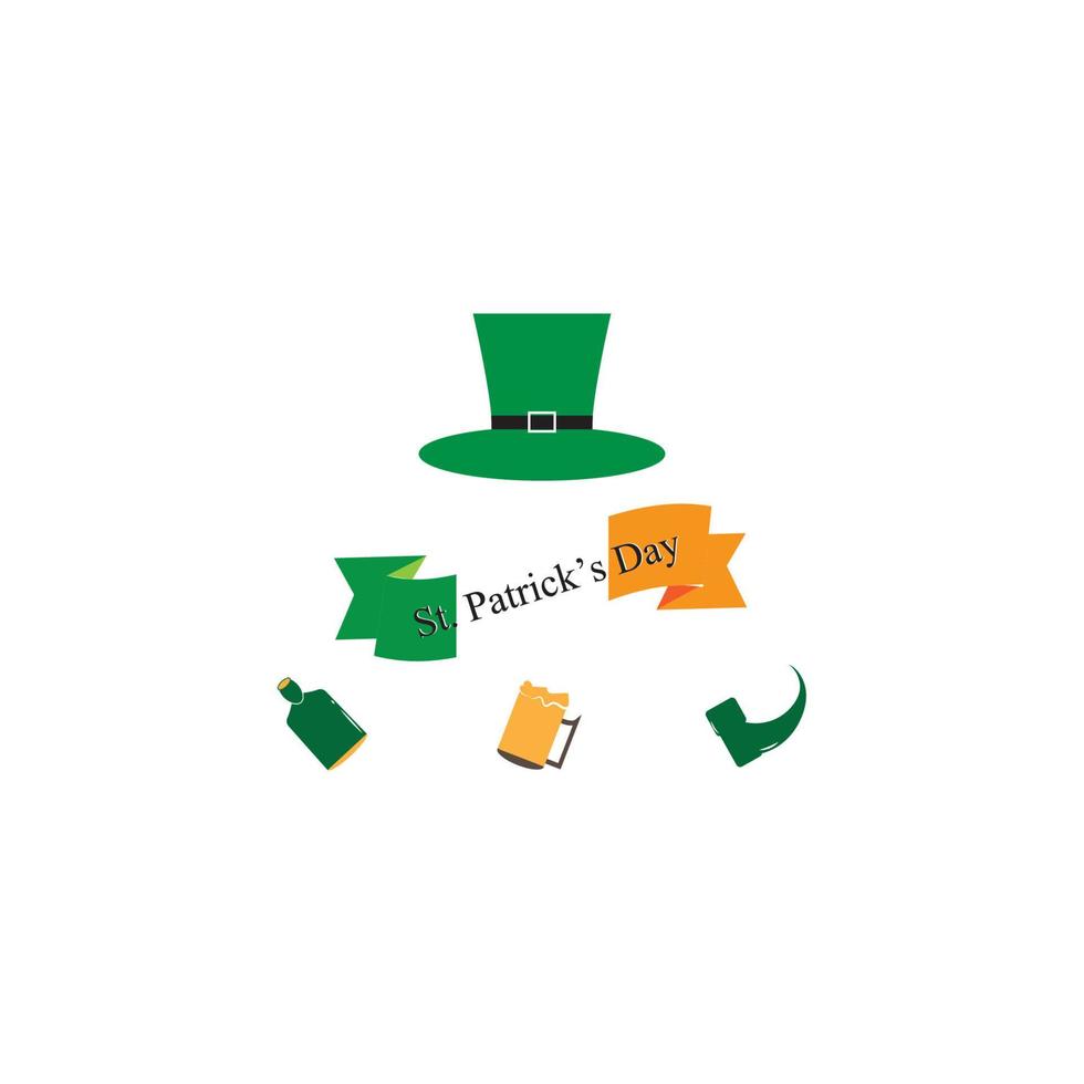 glad st patrick's day vektor vektorillustration